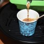 1000 Bicchierini Caffè Cartoncino Biodegradabili + 1000 Palettine Caffè in Legno di Betulla Biodegradabili. Colori Assortiti