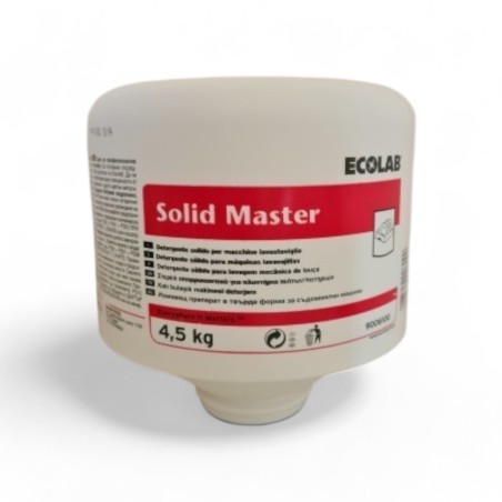 Detergente solido per lavastoviglie professionali Ecolab Solid Master da 4,5 kg