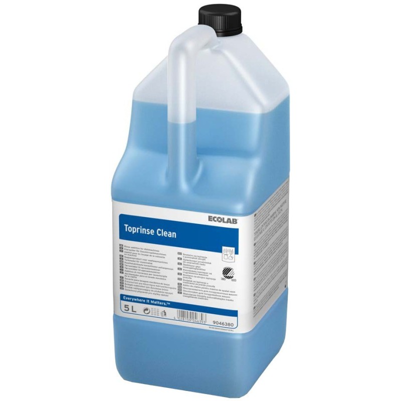 TOPRINSE CLEAN brillantante ecologico per lavastoviglie Lt.5 Ecolab