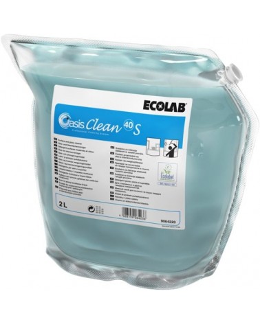 OASIS CLEAN 40 S vetri e superfici Lt.2 Ecolab